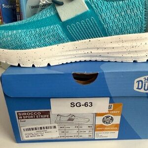 Hey Dude Teal Women's Sneakers